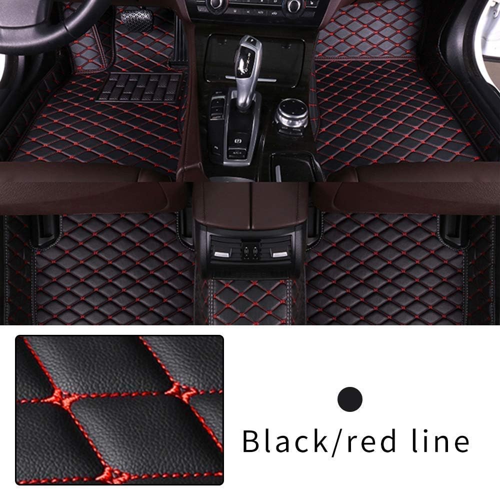 Black XPE Leather Full Coverage Car Floor Mat C4967
