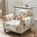 Off-White Polyester Sofa Slipcovers G690