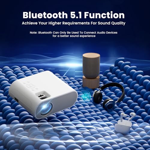 HD 4K Projector with WiFi and Bluetooth X7282