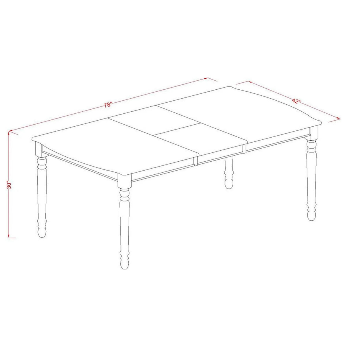 9-Piece Dining Table Set with 8 Chairs O253