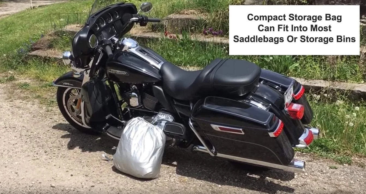 Scooter Cover with Reinforced Securing Straps and Storage Bag Q8530