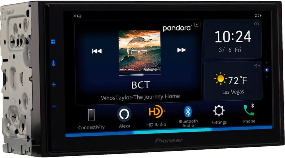 In-Dash Multimedia Receiver with 6.8" Capacitive Touchscreen Display F453764