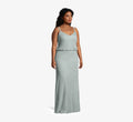 Green Beaded Blouson Gown R399
