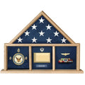 Oak 3 x 5 Flag Memorial Case K73950