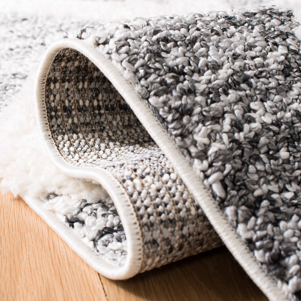Polypropylene Gray Rug B6801