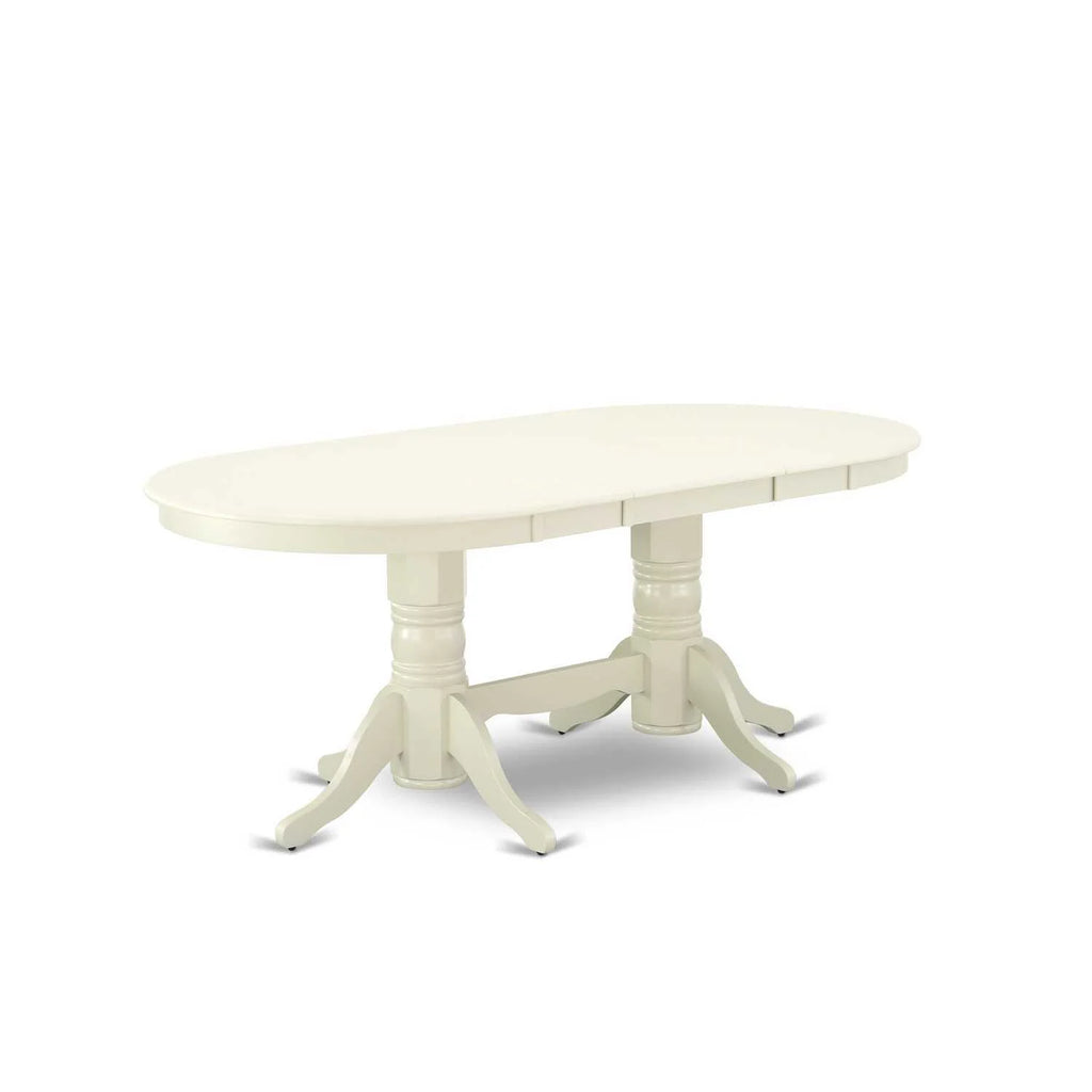 5 Piece Dinette Set with Oval Dining Table and 4 Upholstered Chairs I124846