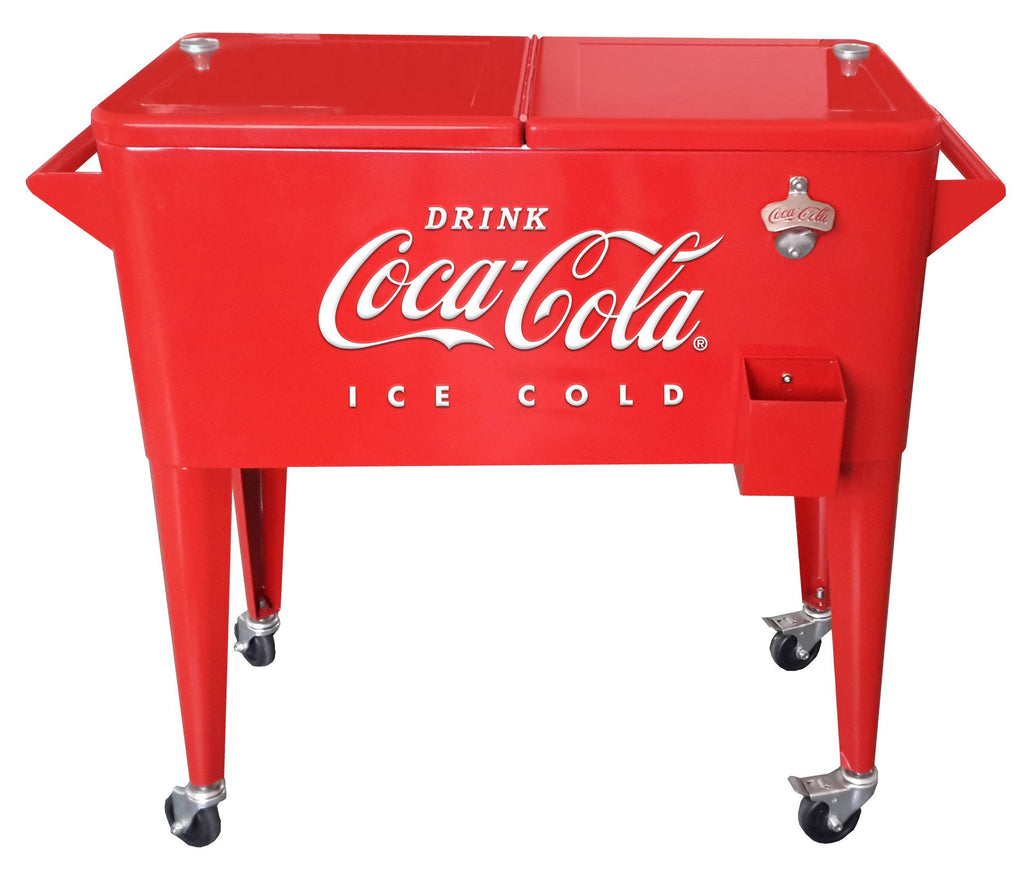 80 Qt. Embossed Coca-Cola Cooler Q6859