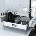 2-Tier Dish Drying Rack with Drainboard Q497