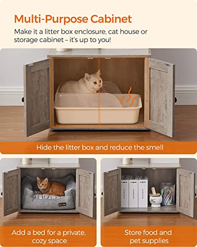 2-in-1 Cat Tree with Litter Box Enclosure O22971
