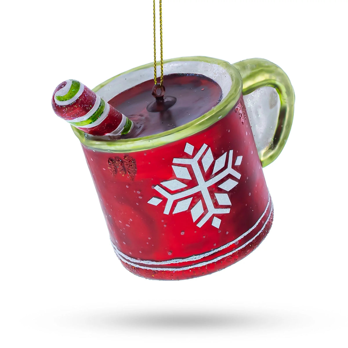 Blown Glass Christmas Ornament W9278