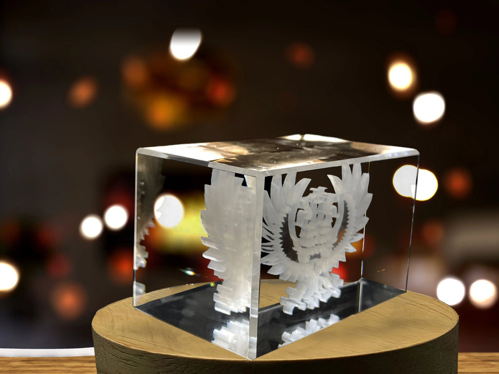 3D Engraved Crystal Decor K709