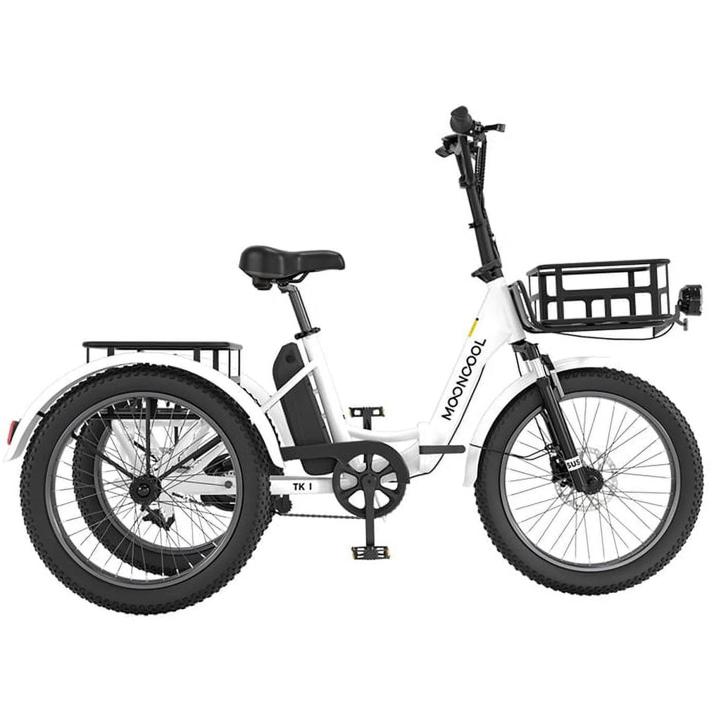 Electric Folding Tricycle with 500W Motor, 48v 14.5Ah Battery, 20*3in Fat Tires F18016