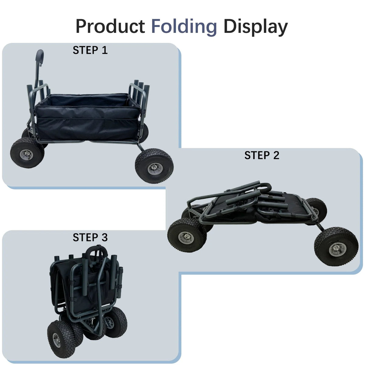 Heavy Duty Foldable Fishing Cart 550 Pound Capacity V556