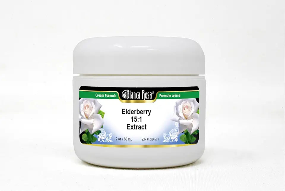 Elderberry 15:1 Extract Cream 2 oz 2 Pack E123