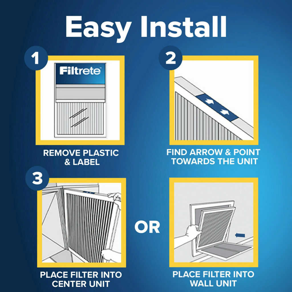 14x25x1 Air Filter, 2 Filters C808