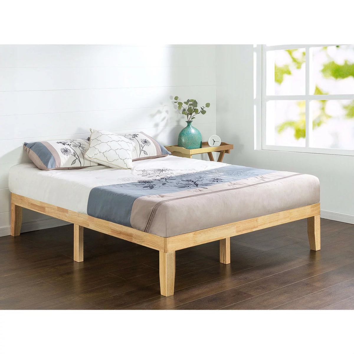 King Size Solid Wood Platform Bed Frame O274