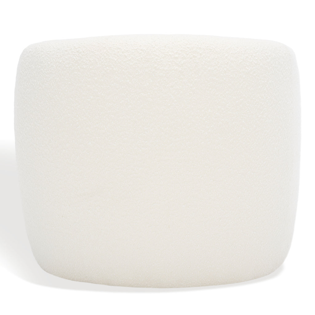 Ivory Boucle Accent Chair J2642