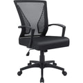 Black Ergonomic Mesh Office Chair with Lumbar Support N880379