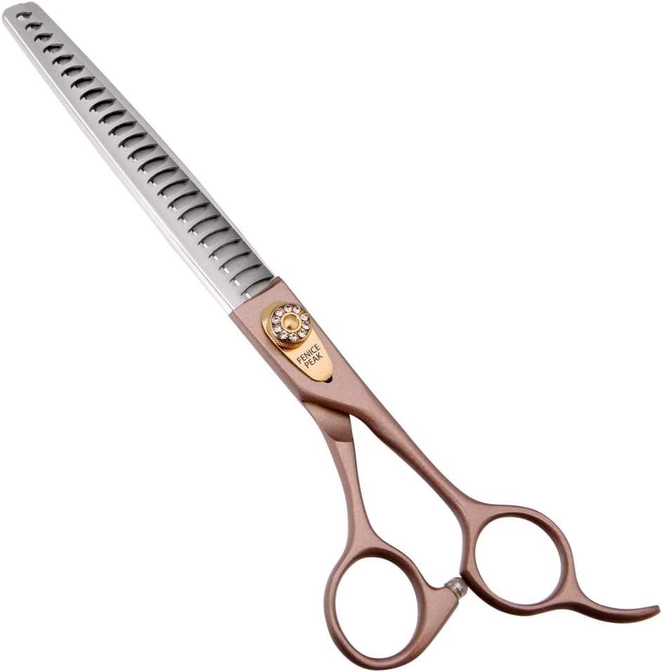 Rose Gold 440C Stainless Steel Dog Grooming Scissors Pack of 2 W930627