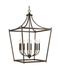 8 Light Burnished Bronze Foyer M1786