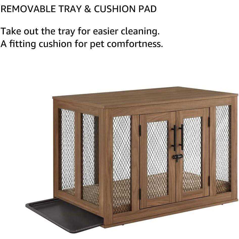 Furniture Style Dog Crate with Tray P51823