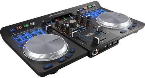 DJ Bluetooth Controller with Stereo Headphones and Cable (Black) 3' Q623