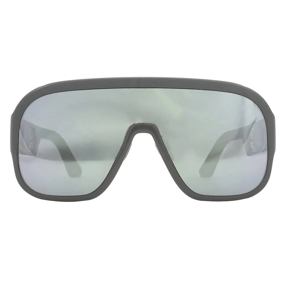 Silver Mirror Shield Sunglasses Y55023