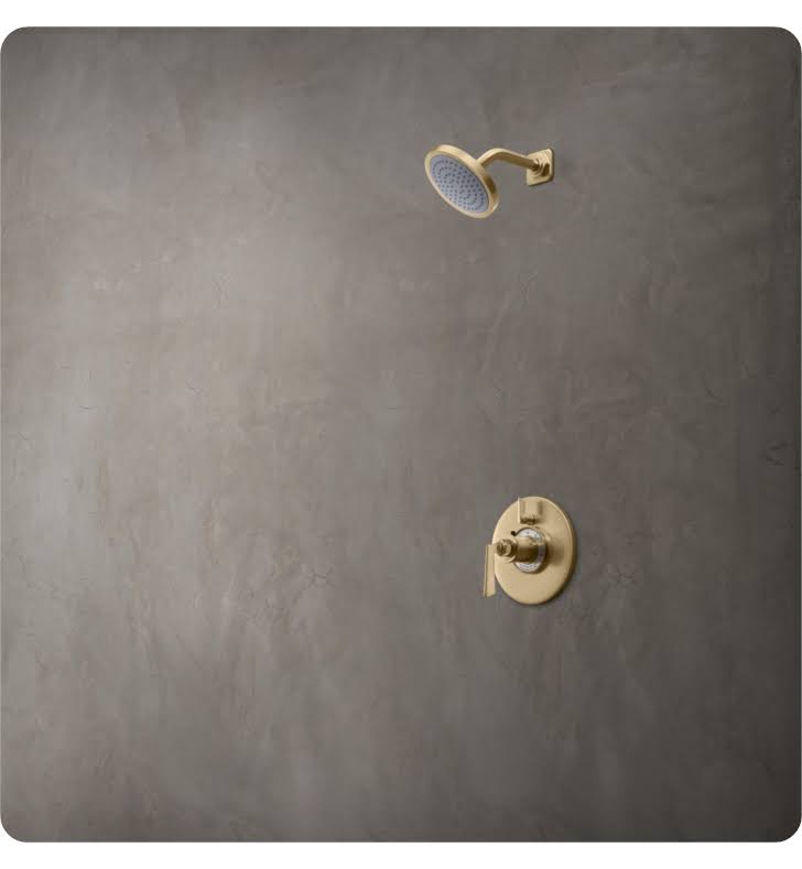 Matte Black Single-Function Brass Showerhead Kit Q5969