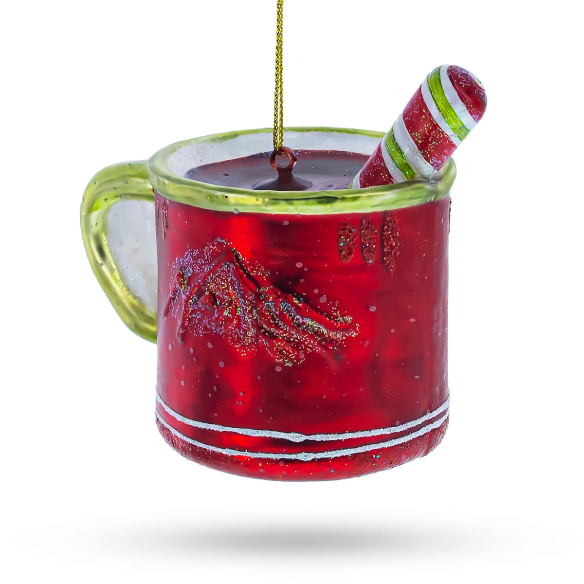 Blown Glass Christmas Ornament W9278