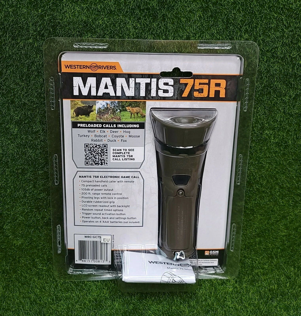 Western Rivers GC75 Mantis 75R GC75 Mantis 75R preset calls S90228