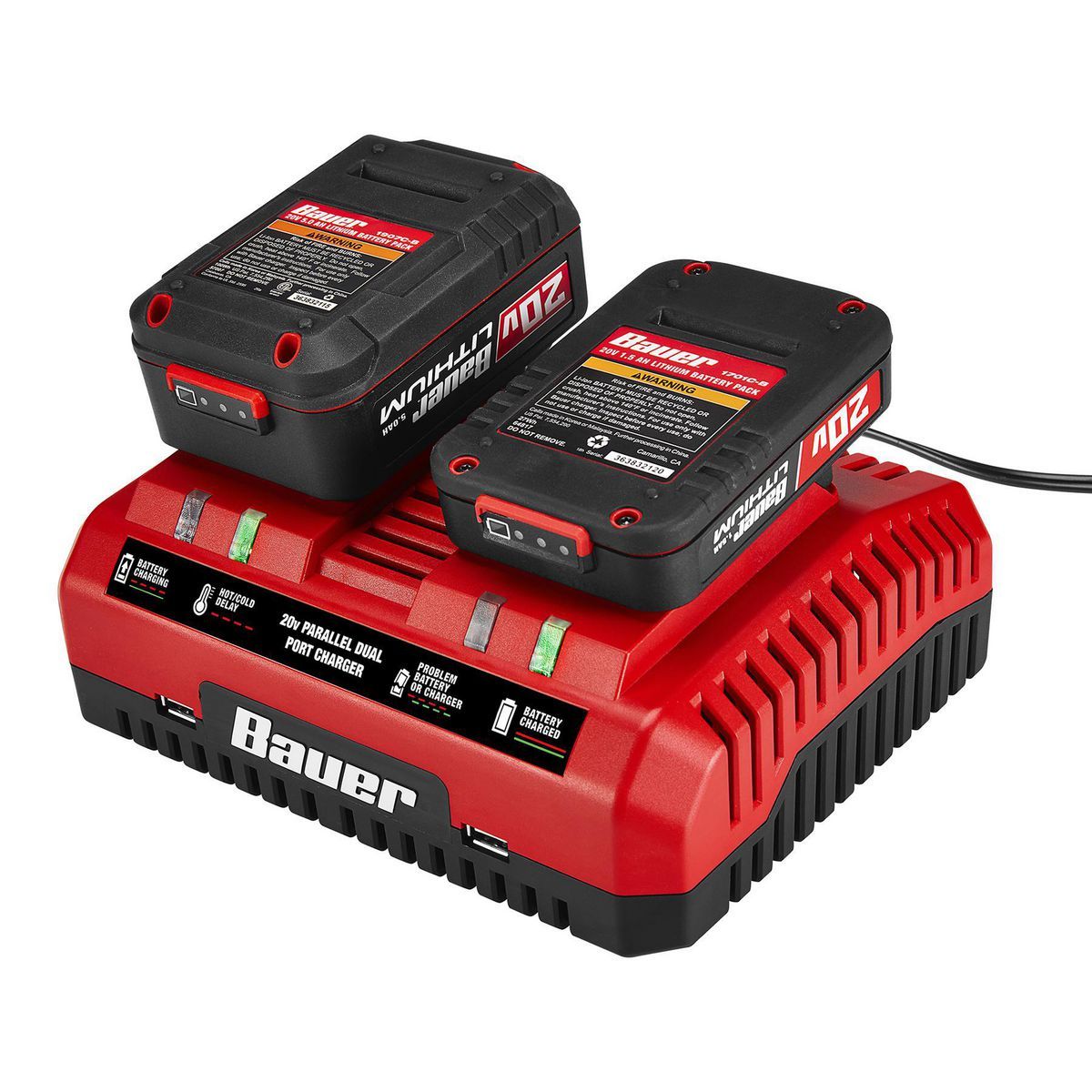 20V Dual-Port Charger U42672