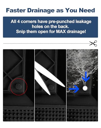 Black Heavy Duty Rubber Doormat M138078