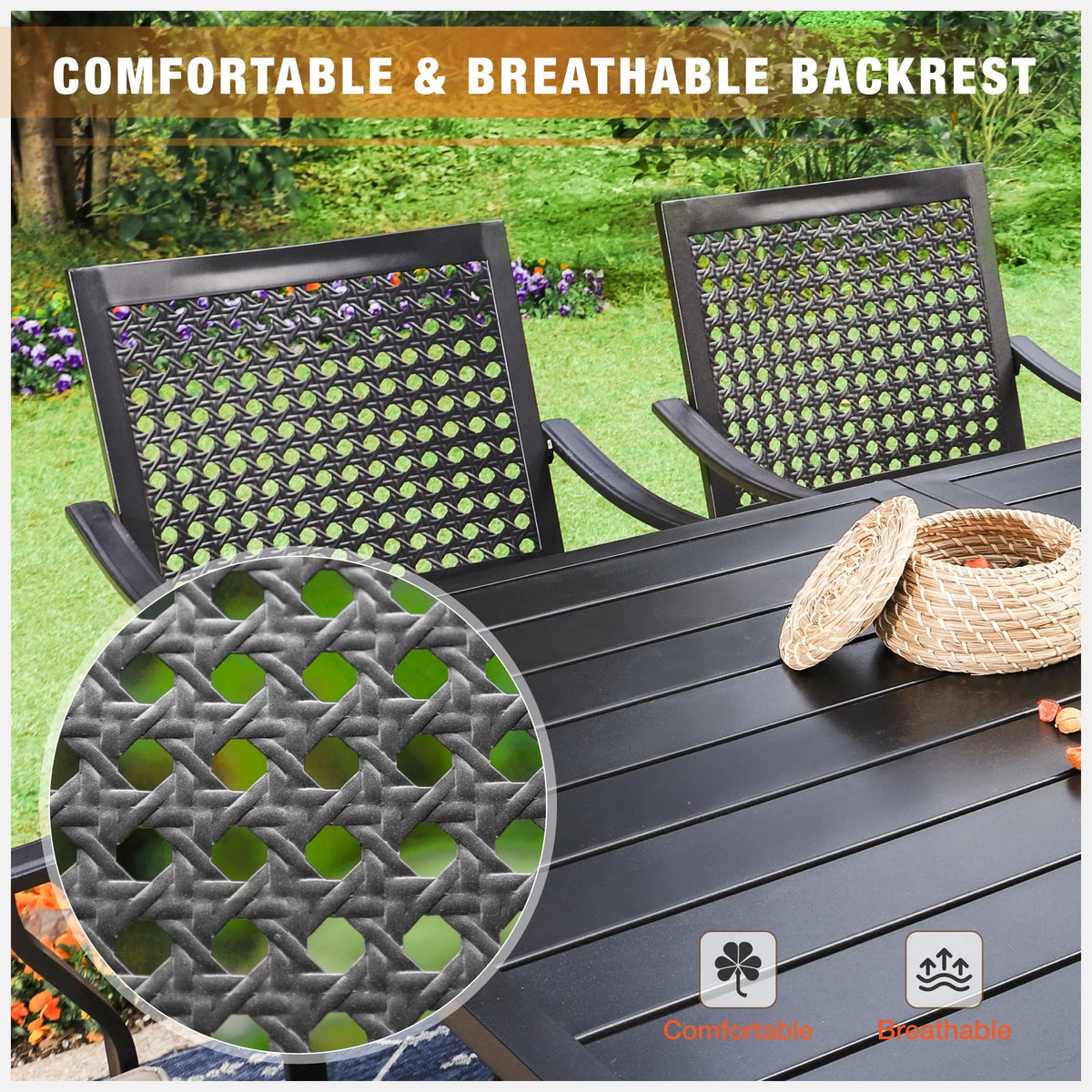 5 Pcs Outdoor Patio Dining Set U9154