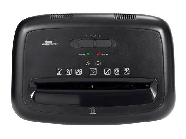 10-Sheet Crosscut Paper and Credit Card Shredder D340563