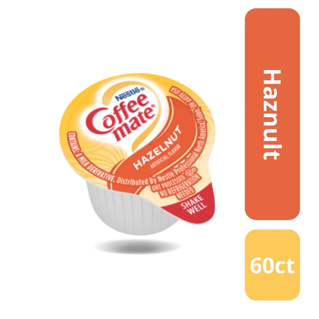 Coffee mate Liquid Creamer Singles Variety Pack, 3 Flavors x 60 ct, 180/Box F154381