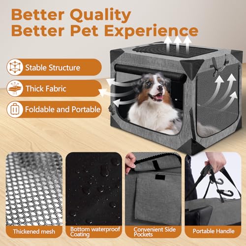 Collapsible Soft Travel Dog Crate J67134