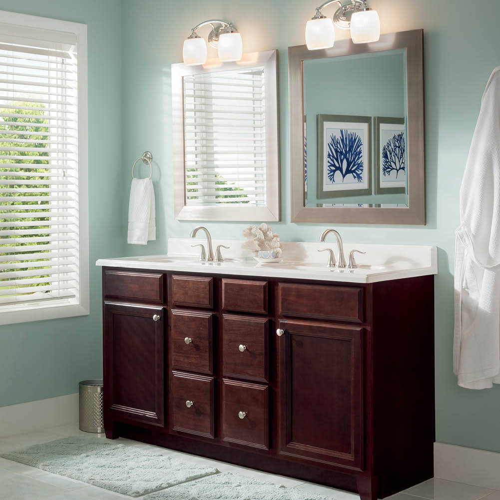 Java Cherry Kitchen Cabinet Sample in Brown B81567