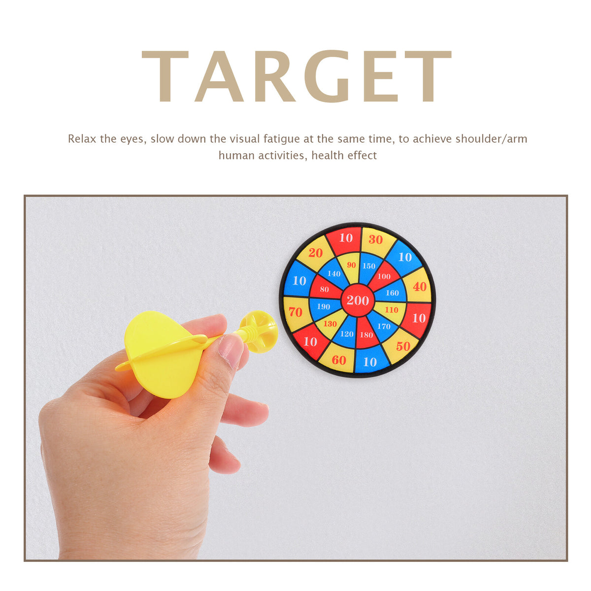 13Pcs Kids Sticky Balls Darts Board Toys H499889