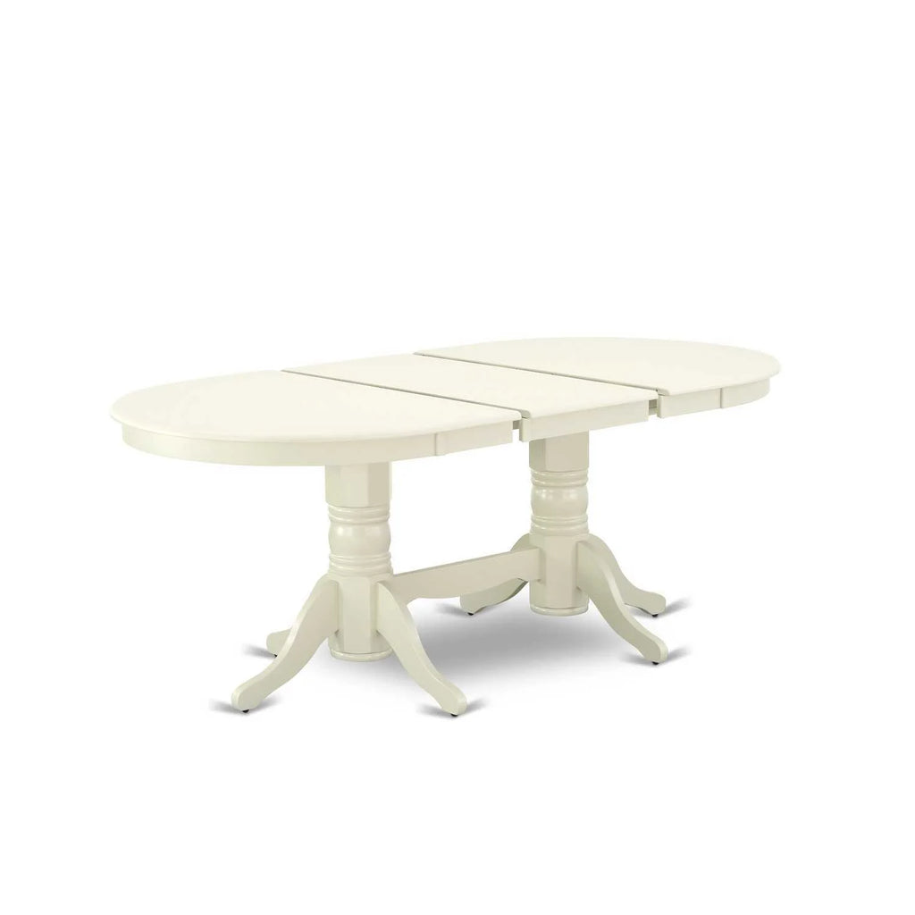 5 Piece Dinette Set with Oval Dining Table and 4 Upholstered Chairs I124846
