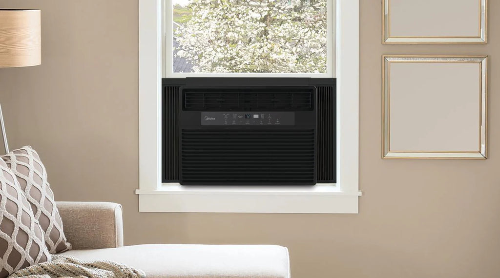 10,000 BTU 115V Smart Window AC with Remote, White Y91298