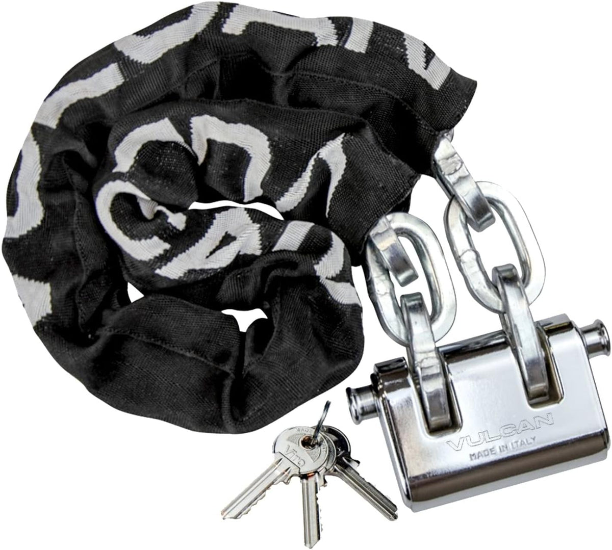 3/8 Inch x 3 Foot Case-Hardened Security Chain and Lock Kit M74218