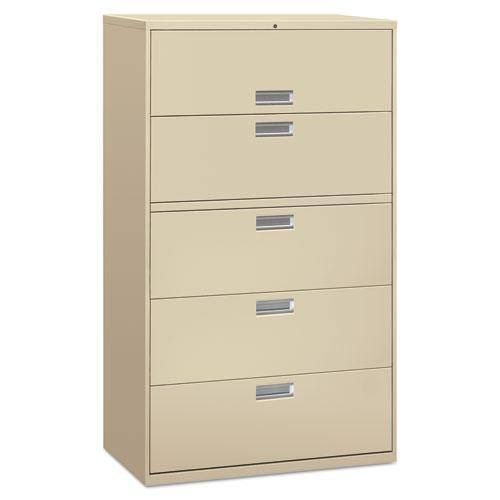 Three-Drawer Lateral File Cabinet, Charcoal K77169