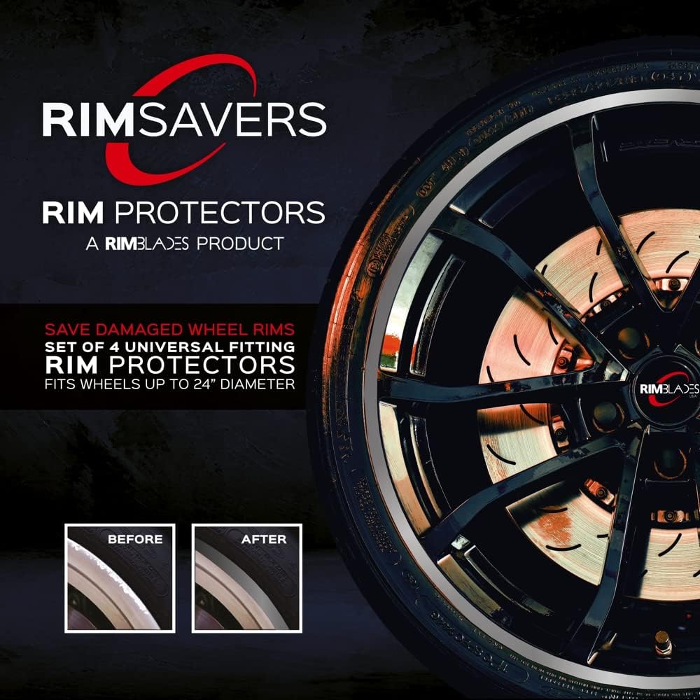 Silver Wheel Rim Protectors Set of 4 X395585