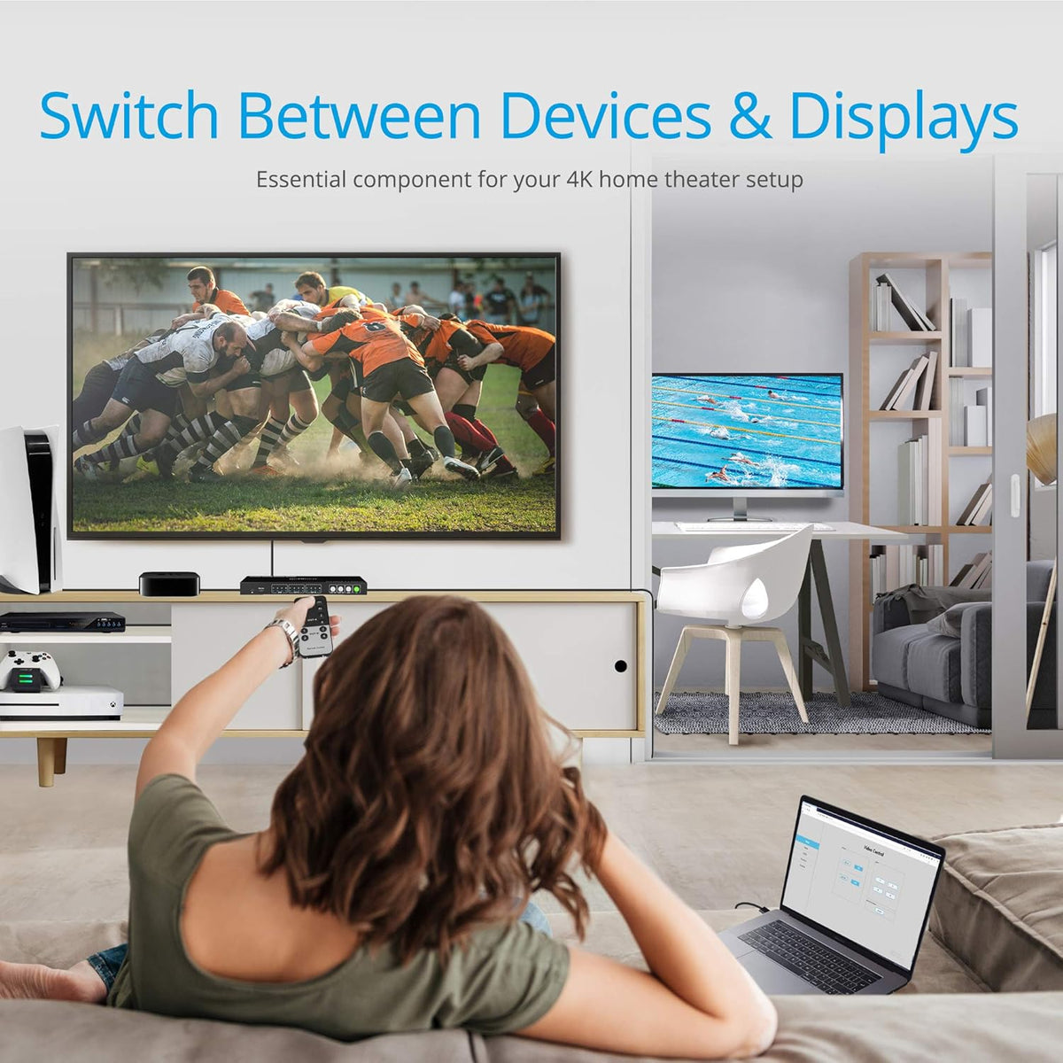 4x2 HDMI Matrix Switch with EDID Presets and RS232 C66411