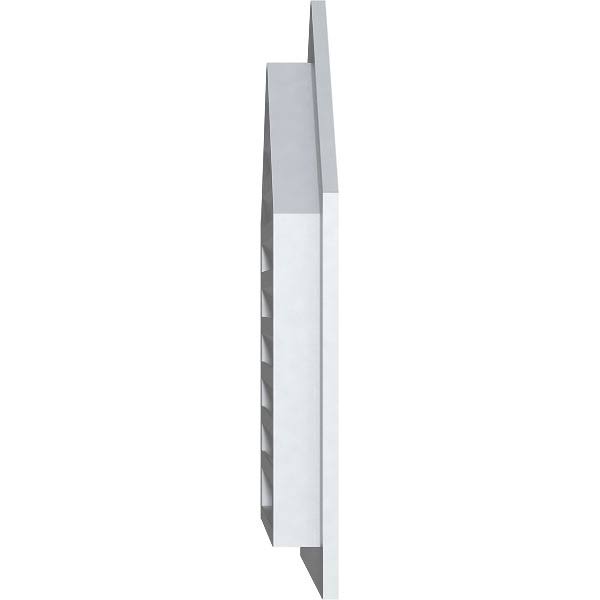 Peaked Top Gable Vent, PVC, 10/12 Pitch R3255