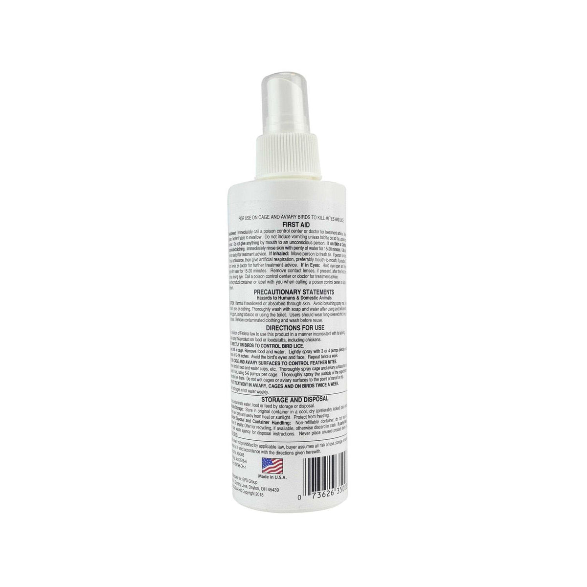 Mite & Lice Spray for Birds K663547
