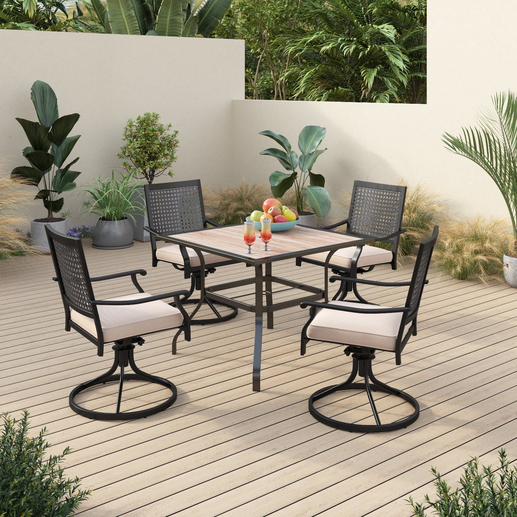 5 Pcs Outdoor Patio Dining Set U9154