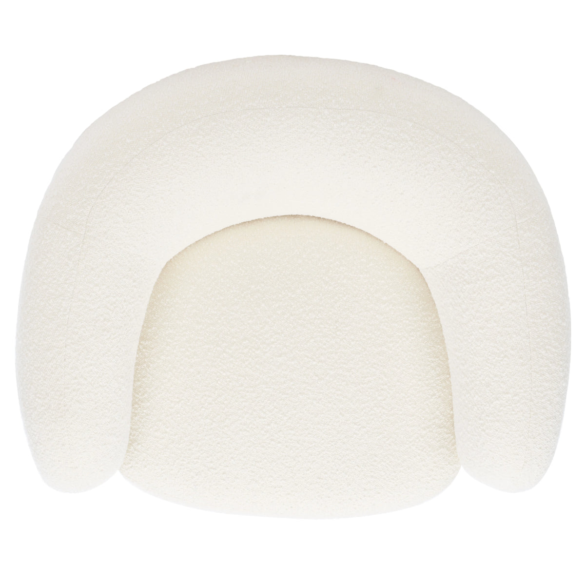 Ivory Boucle Accent Chair J2642