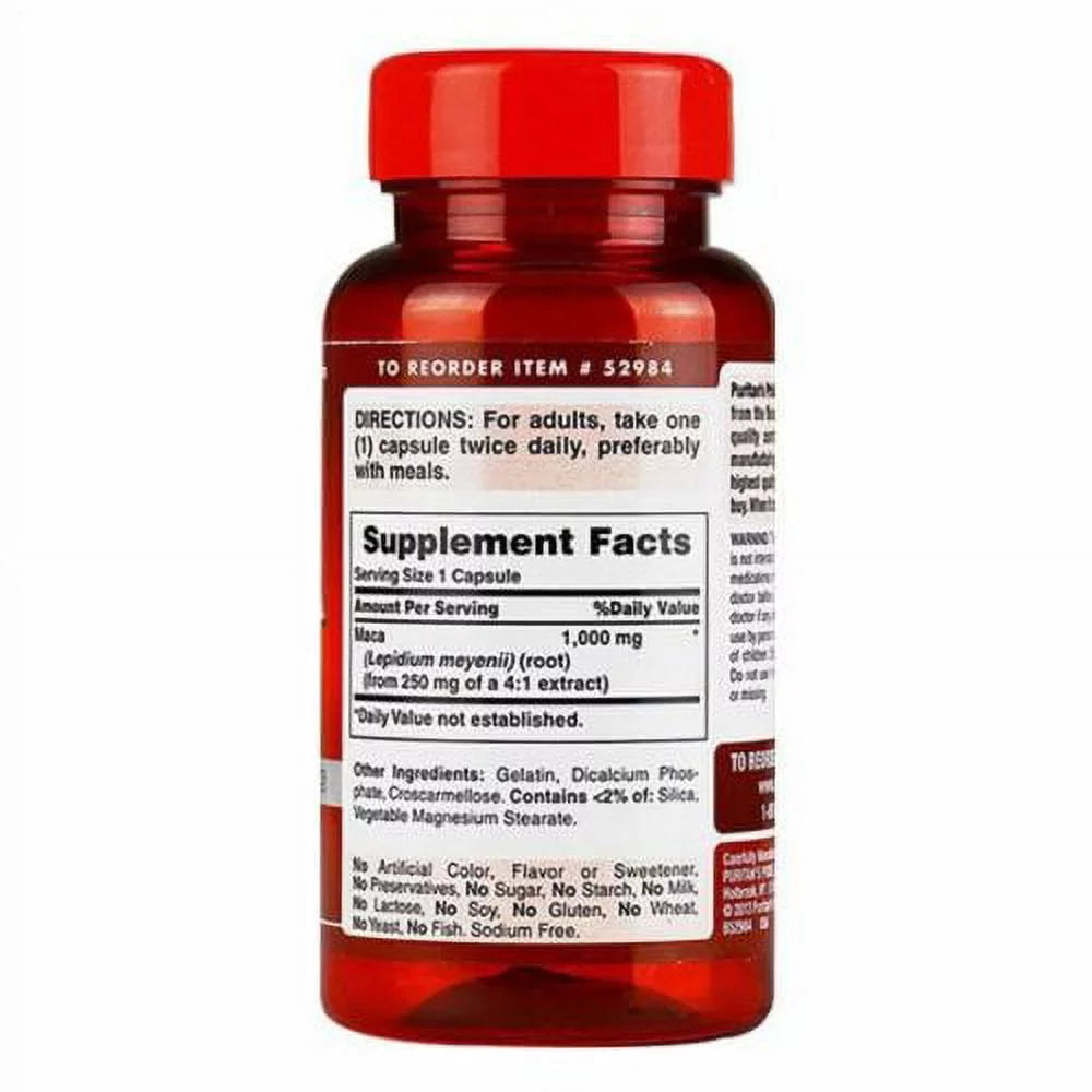 Maca 1000 mg 60 Capsules C51643