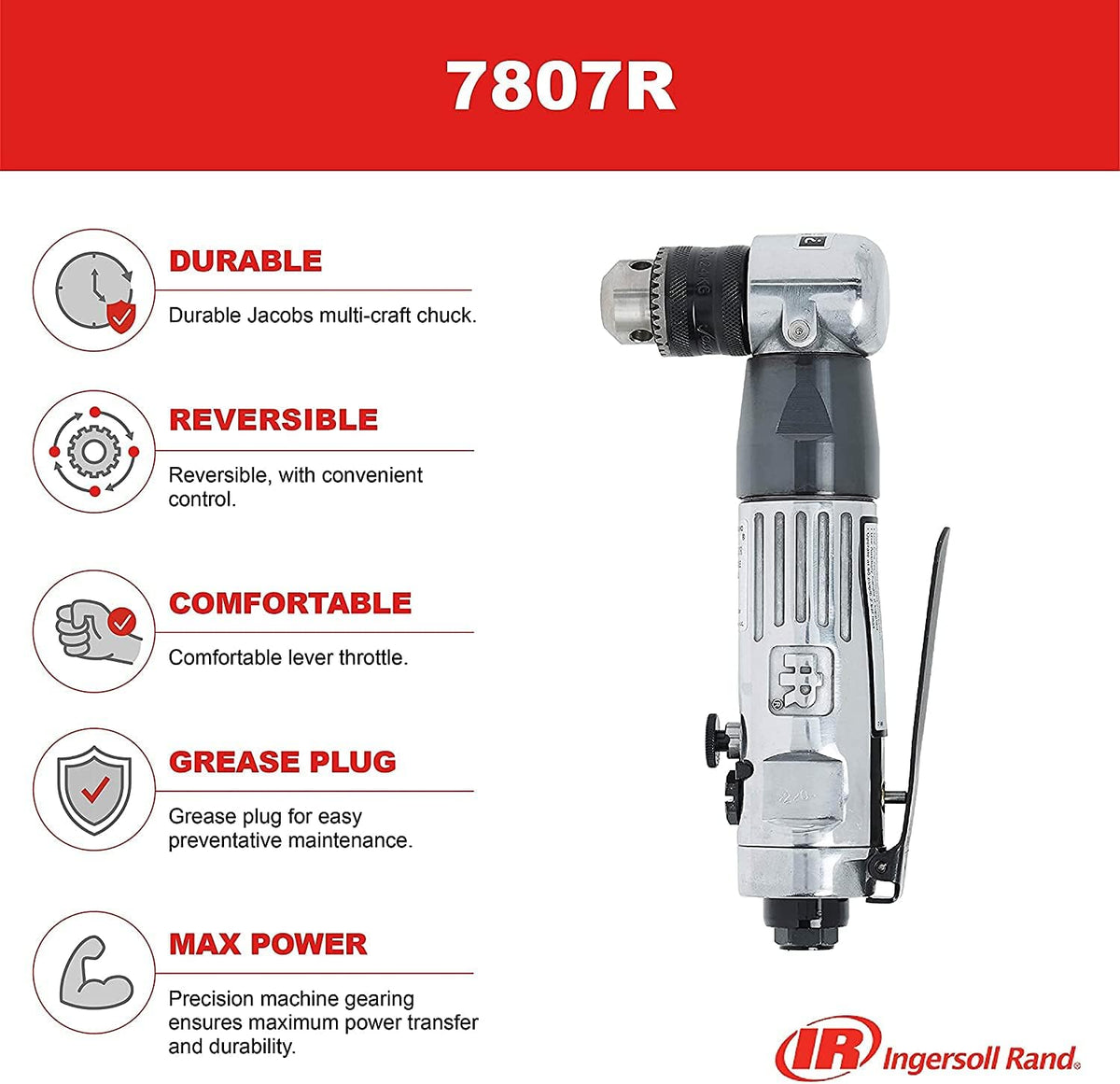 3/8" Reversible Air Angle Drill H987153